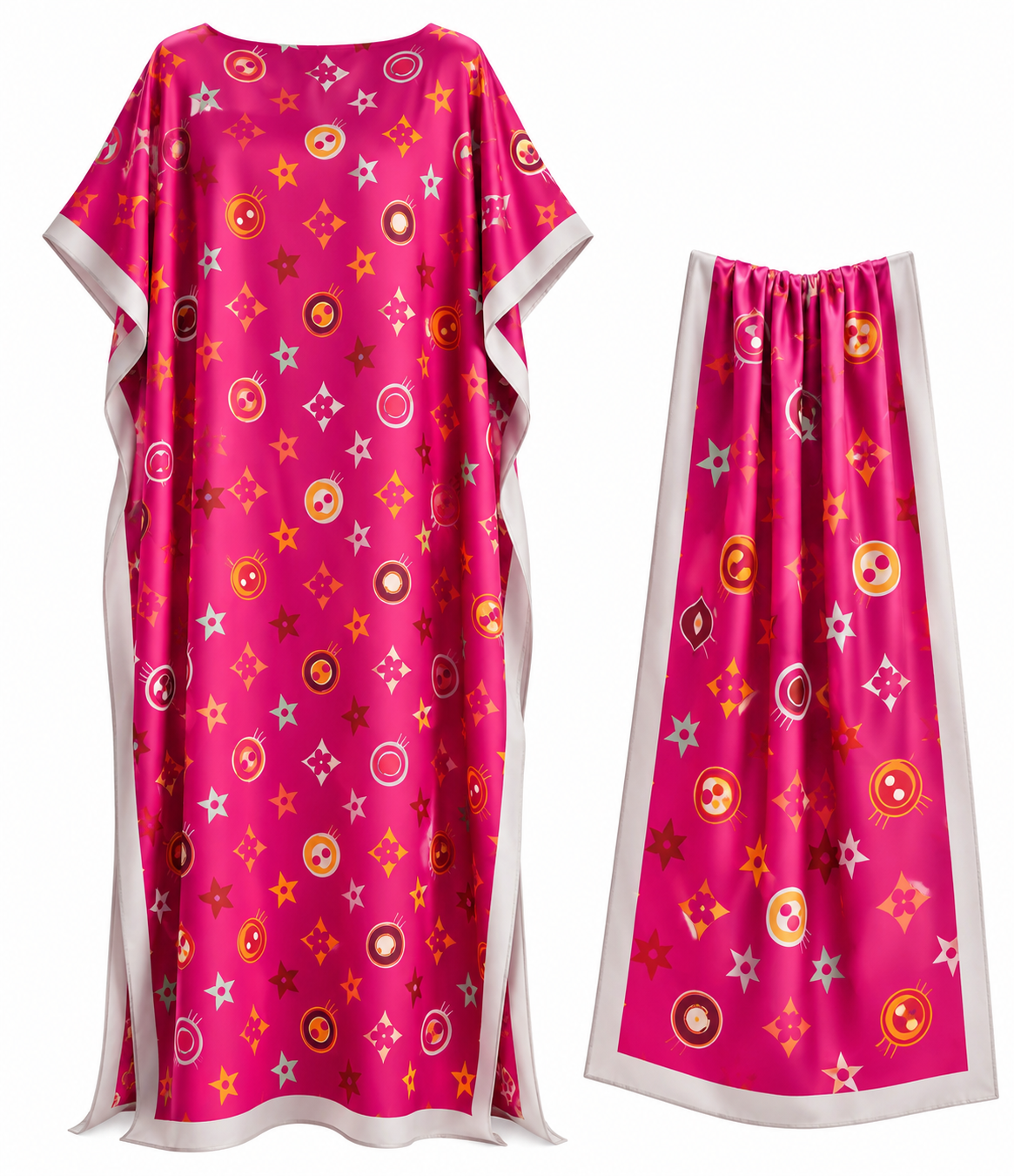 Pink | Nola Satin Muu Muu
