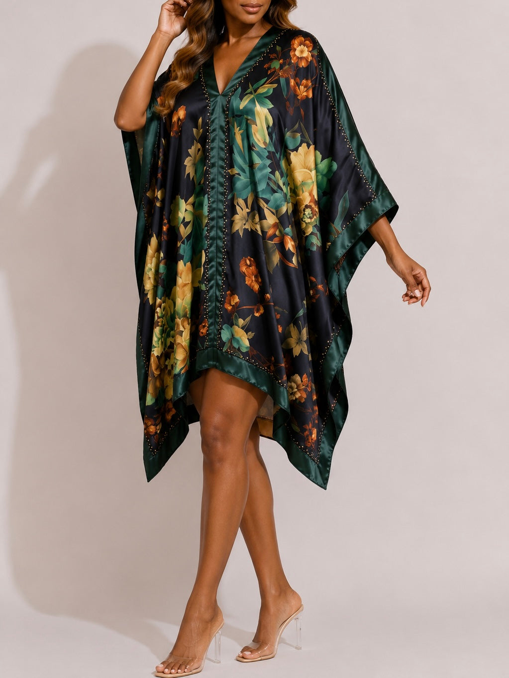 Ella Satin Kaftan | Short