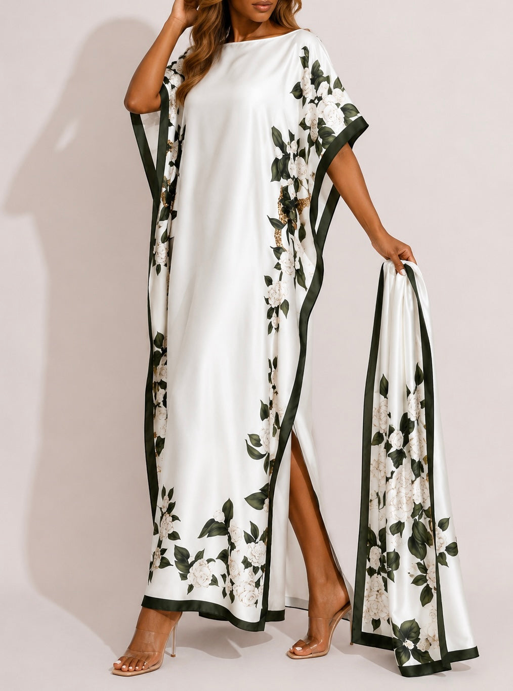 Ella Satin MuuMuu | Long