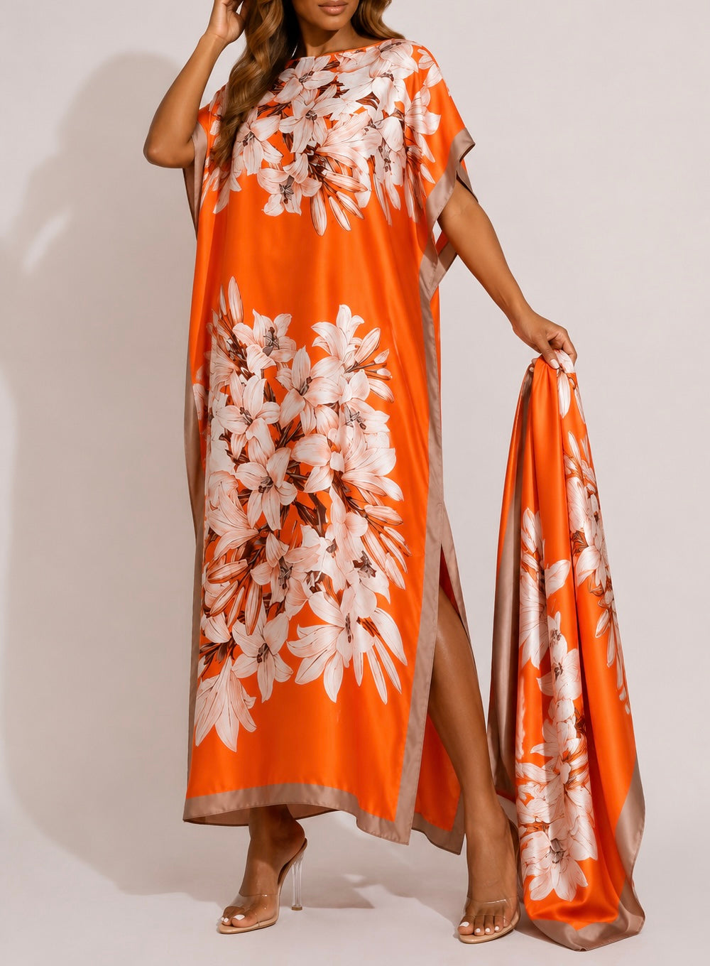 Flora Satin MuuMuu