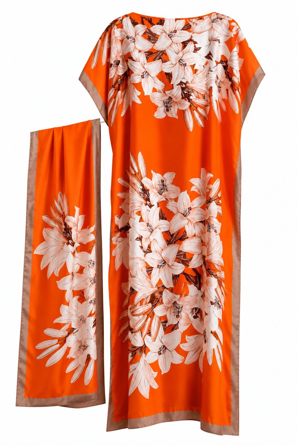 Flora Satin MuuMuu